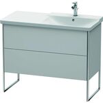 Duravit Waschtischunterbau XSQUARE Be re 805x1010x473mm Nord. we seidenmatt