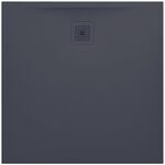 Laufen Duschwanne LAUFEN PRO quadrat. Abl seitl 900x900x30mm anthr