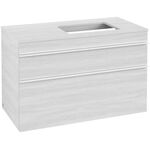 V&B Waschtischunterschrank VENTICELLO 957x606x502mm Griff white White Wood