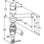 Kludi SPT-Bajonett-EHM SCOPE DN 15 chr