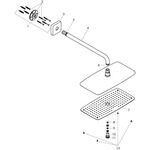 HG Kopfbrause RAINDANCE E 360 AIR 1jet DN 15 Brause 390 EcoSmart Version chrom