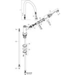 EH-WT-MI 210 AXOR MONTREUX DN 15 ohne Zugstange brushed nickel