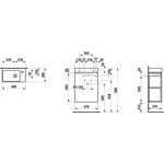 Laufen Handwaschbecken LAUFEN PRO S m WT-Unterbau we glänz. HLB links