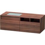 Duravit Waschtischunterbau DURASTYLE 550x1400x500mm Auss links nussbaum natur