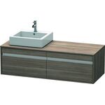 Duravit Waschtischunterbau KETHO 550x1400x426mm Becken links pine terra