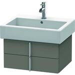 Duravit Waschtischunterbau VERO 431x550x298mm flannel grey seidenmatt