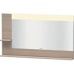 Duravit Spiegel VERO 142x1400x800mm, Beleuchtung pine silver