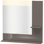 Duravit Spiegel VERO 142x800x800mm Be flannel grey hochglanz