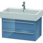 Duravit Waschtischunterbau X-LARGE 443x750x448mm stone blue hochglanz