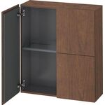 Duravit Halbhochschrank L-CUBE 700x243x800mm amerikanisch nussbaum