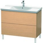 Duravit Waschtischunterbau L-CUBE 1020x481x709mm eiche gebürstet