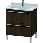 Duravit Waschtischunterbau X-LARGE 650x470x668mm nussbaum gebürstet