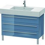 Duravit Waschtischunterbau X-LARGE 1000x470x588mm stone blue hochglanz