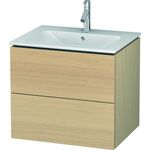 Duravit Waschtischunterbau L-CUBE 620x481x550mm mediterrane eiche