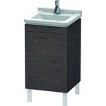 Duravit Waschtischunterbau L-CUBE 447x460x712mm Ans li Ei dunkel gebürstet