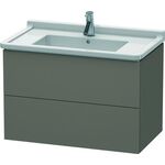 Duravit Waschtischunterbau L-CUBE 469x820x558mm flannel grey seidenmatt