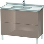 Duravit Waschtischunterbau L-CUBE 469x1020x712mm cappuccino hochglanz