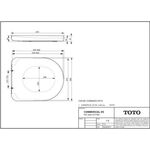TOTO ES WC-Sitz abnehmbar, mit Absenkautomatik we