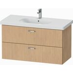 Duravit Waschtischunterbau XBASE 2 Schubkästen 560x1000x458mm eiche natur