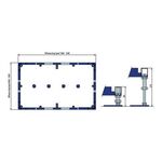 V&B Montagerahmen für Duschwannen ab 1000x1000