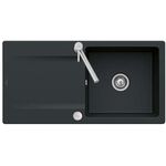 V&B Einbauspüle SILUET 60 FLAT 980x490mm Exzent. ebony