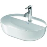 Duravit Aufsatzbecken LUV o ÜL m HLB 500x350mm 1 HL we seidenmatt