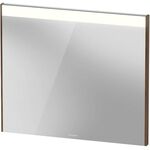 Duravit Spiegel BRIOSO 820x35mm, mit Beleuchtung nussbaum matt