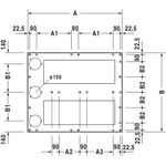 Duravit Fußgestell für Duschwanne 1200x1000mm