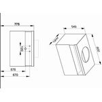 Keuco Waschtischunterbau STAGELINE 800x550x490mm vulkanit