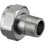 OV Verschraubung Messing DN 20, 3/4Zoll AG, ÜM 1Zoll IG