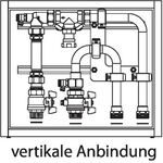OV Anbindung Floorbox UV, vertikale Anbindung