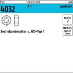 Sechskantmutter ISO 4032 M2,5 A 1 500 Stück - VPE: 500