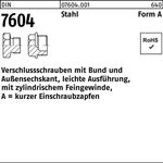 Verschlußschraube DIN 7604 Bund AM 14x 1,5 Stahl 50 Stück - VPE: 50