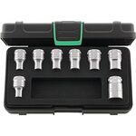 Steckschlüsselsatz 50TX/8 8-tlg.1/2 Zoll f.Außen-TORX®-Schrauben STAHLWILLE