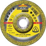 Trennscheibe A 24 Extra D125xB3,2mm Bohrung 22,23mm mittelhart GEK Dr.12200U/min - VPE: 25