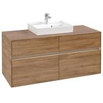 V&B Waschtischunterschrank COLLARO 120x54,8x50cm WT mttg m LED-B. Ka Oak