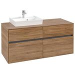 V&B Waschtischunterschrank COLLARO 120x54,8x50cm WT li Kansas Oak
