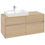 V&B Waschtischunterschrank COLLARO 120x54,8x50cm WT li Nordic Oak