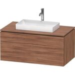 Duravit Waschtischunterbau L-CUBE 1020x482x550mm we ma ES Nussbaum