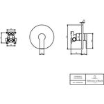 V&B Fertigmontageset ARCHITECTURA EH-Brauseb 170x170x36mm chrom