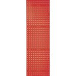 Lochplatte B450xL1500mm verkehrsrot RASTERPLAN