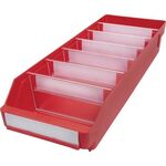 Regalkasten L500xB180xH95mm rot PP