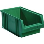 Sichtlagerkasten PLK L330xB213xH150mm PP grün LA-KA-PE