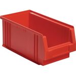 Sichtlagerkasten PLK L290xB150xH125mm PP rot LA-KA-PE
