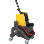 Reinigungswagen Eimer 1 x 17l u.Presse Ku.VERMOP