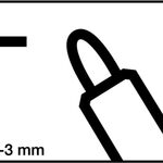 Whiteboardmarker 250 schwarz Strich-B.1,5-3mm Rundspitze EDDING - VPE: 10