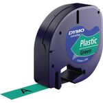DYMO Schriftbandkassette LetraTag S0721640 12mmx4m sw auf gn