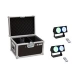 EUROLITE Set 2x LED CBB-2 COB RGB Leiste + Case