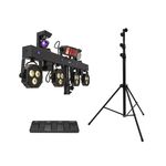 EUROLITE Set LED KLS Scan Next FX Kompakt-Lichtset + Fußschalter + Stativ