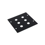 OMNITRONIC Modul 2HE 6x Klinkenstecker 88x88mm